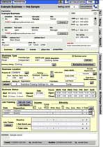Click to see larger Business screen shot